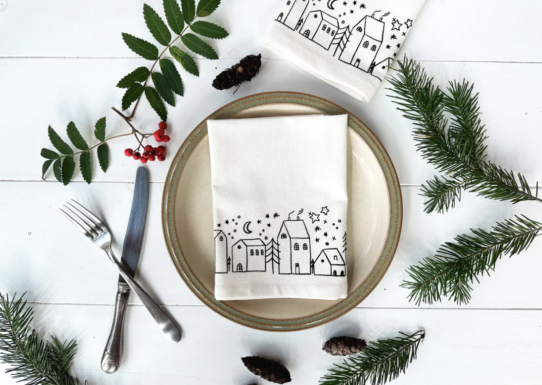 Holiday House Napkin Set