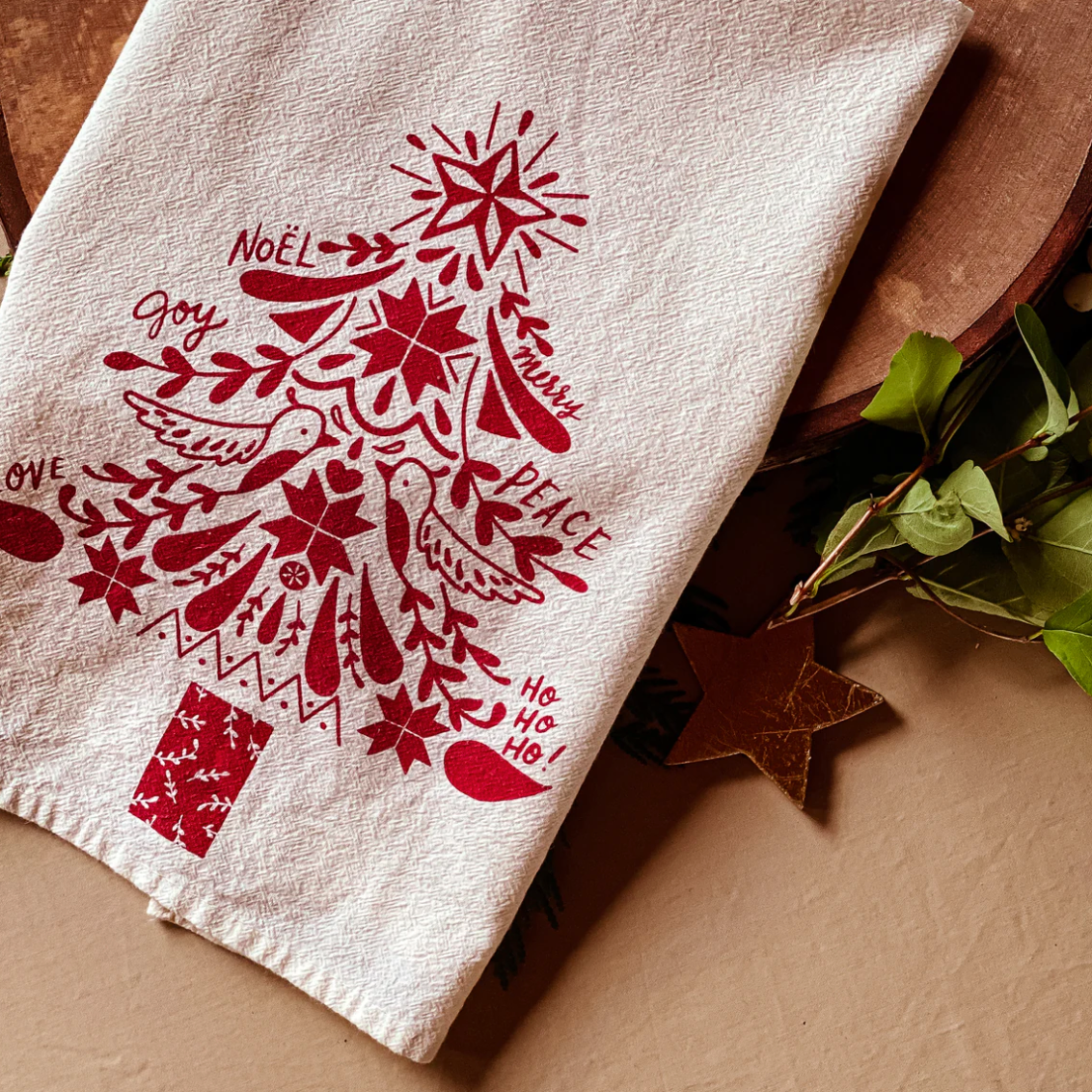 Christmas Tree Tea Towel