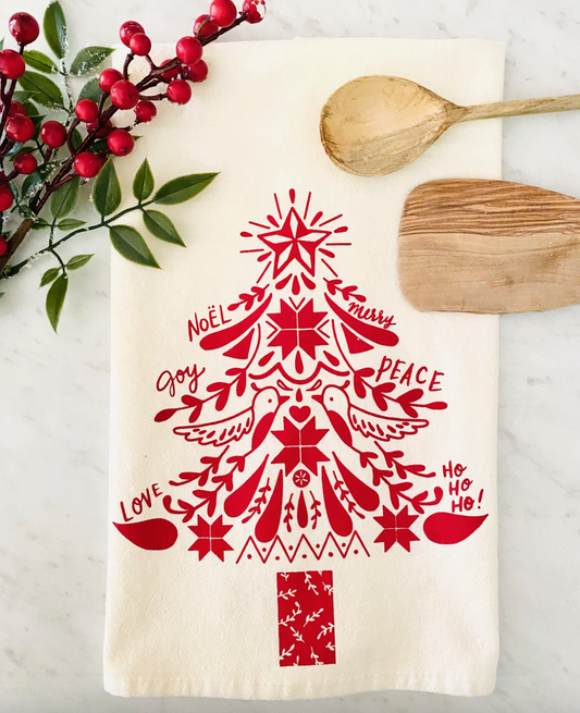 Christmas Tree Tea Towel