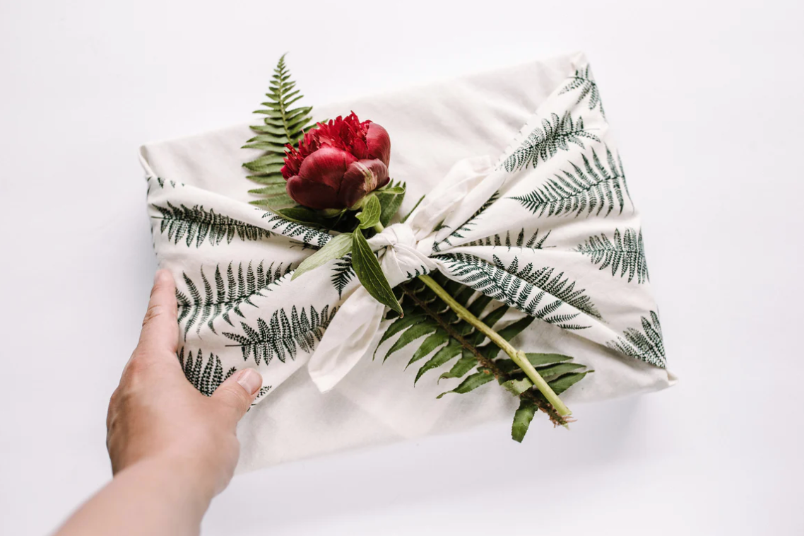 Fern Furoshiki Gift Wrap